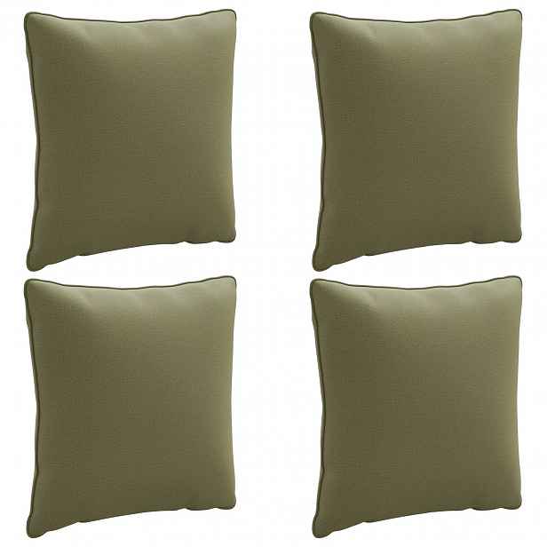 vidaXL 4-dílné zádové polstrování PUTTEN 4 pcs 100% polyester
