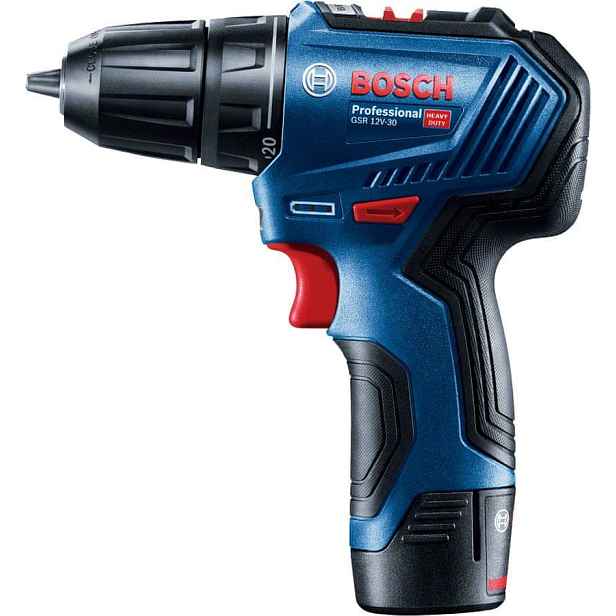 Bosch Aku Vrtačka 12V 30/17 Nm 2x2,0 Ah Brus