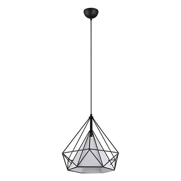 Černé závěsné svítidlo ø 38 cm Babette – Reality