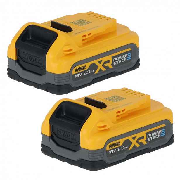 DeWALT - 18V Akumulátor XR POWERSTACK 3,5 Ah, 2 ks DCBP318S2