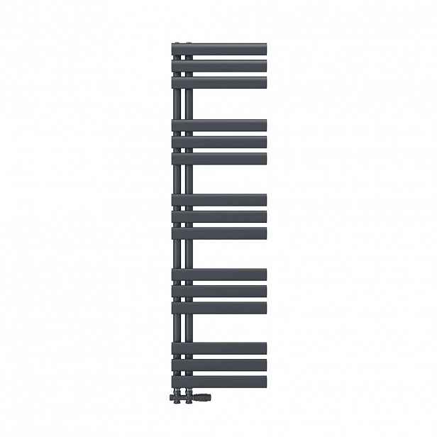 EMKE RADIÁTOR NA RUČNÍKY, teplovodní, antracit, 143/40/6,6 cm