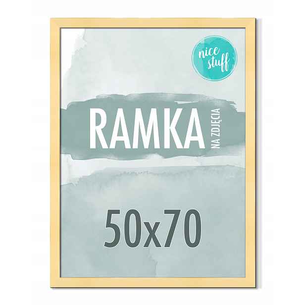 Rámeček Na Fotografie 50x70 B2 Rámečky Na Fotografie 70x50 Mdf Zlaté