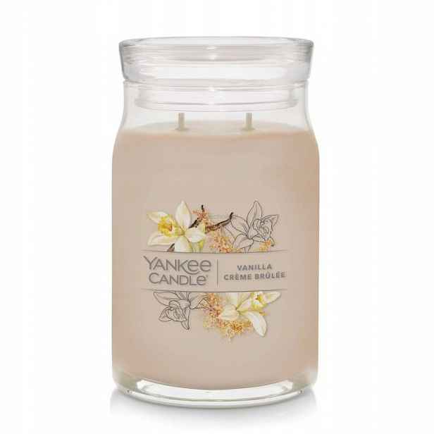 Vanilla Creme Brulee Yankee Candle velká vonná svíčka