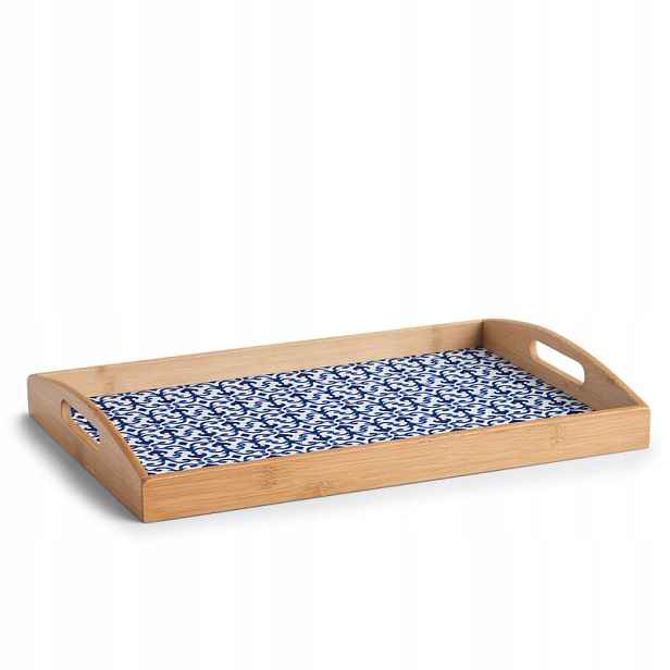 Zeller Servírovací podnos motiv Maroko, bambus 44x30x5,5