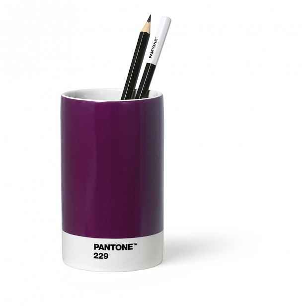 Fialový keramický stojánek na tužky Pantone