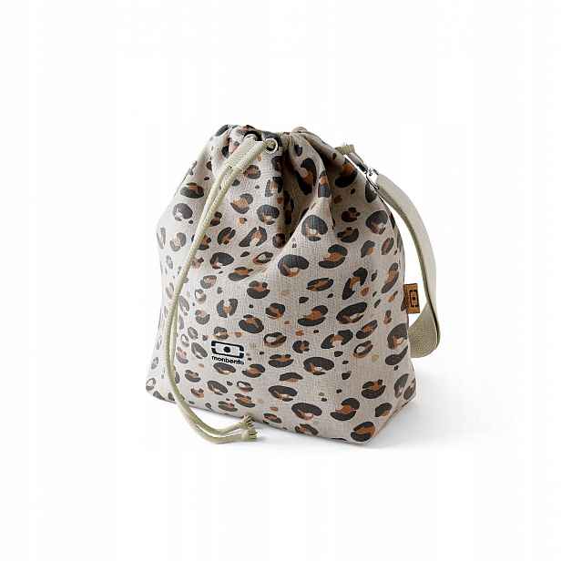 Taška MonBento LunchBag s popruhem 5,7L Leopard