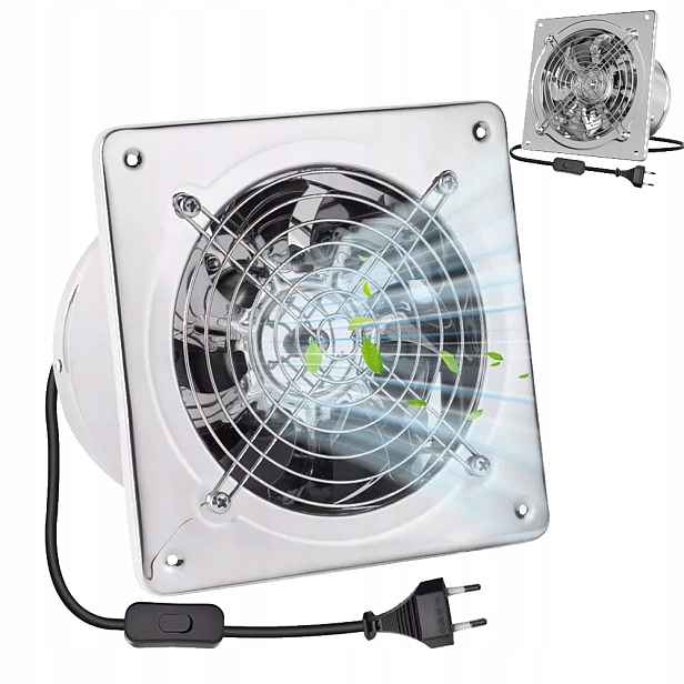 Ventilační ventilátor 150 MM, 6palcový odtahový ventilátor, ventilátor