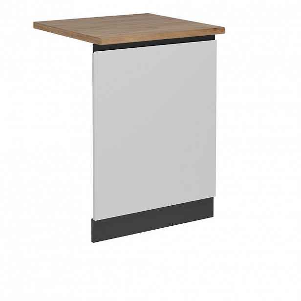 Vicco ČELNÍ PANEL MYČKY R-Line Bílá 60 cm , PD Dub