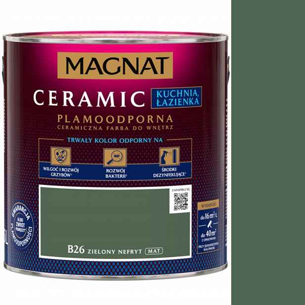 Barva Magnat Ceramic Kuchyně Koupelna 2,5L B26 Zelený Nefrit