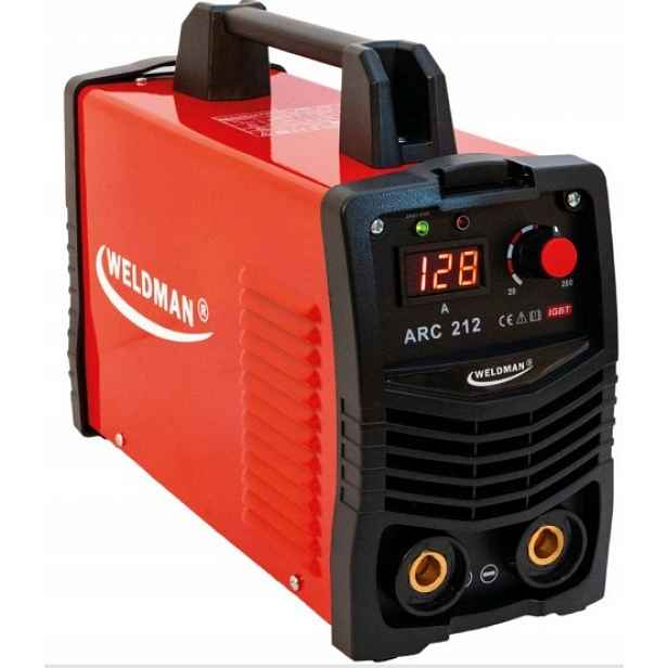 Invertorová svářečka Weldman Arc 212 Mma/tig 200 A 230 V