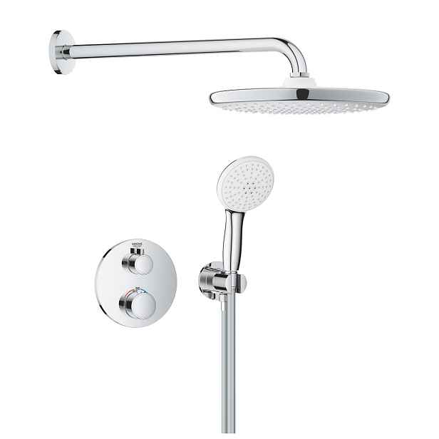 Systém sprchový termostatický Grohe Grohtherm Tempesta 250 chrom 1039960000
