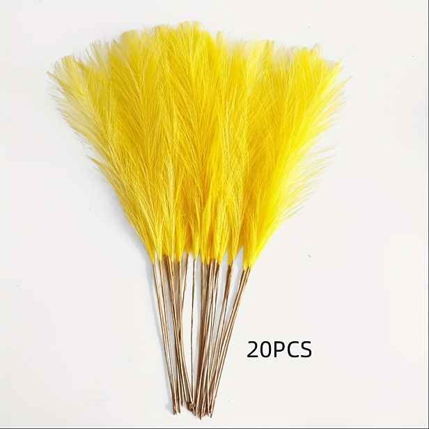 TEMU 55CM Pampová tráva, mezinárodní obchod, severská boho dekorace, umělá tráva, simulovaná rákosová tráva