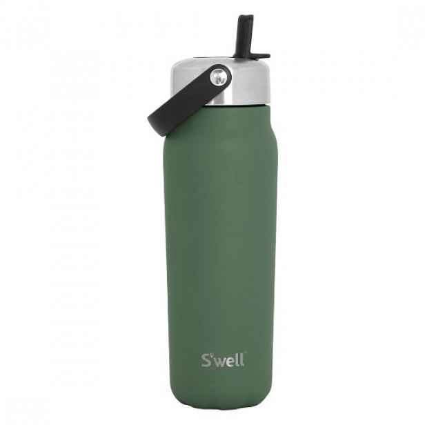 Termoska na nápoje, nerez, 700 ml, "Explorer Flip Straw", Jasper - S'w