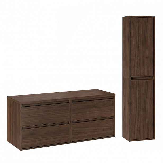 Petits-meubles KOUPELNOVÝ NÁBYTEK 120cm Edmé 2er-Set Dřevo