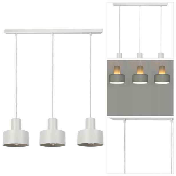 Závěsná béžová lampa Rif moderní nad psací stůl v pracovně Sigma Lighting