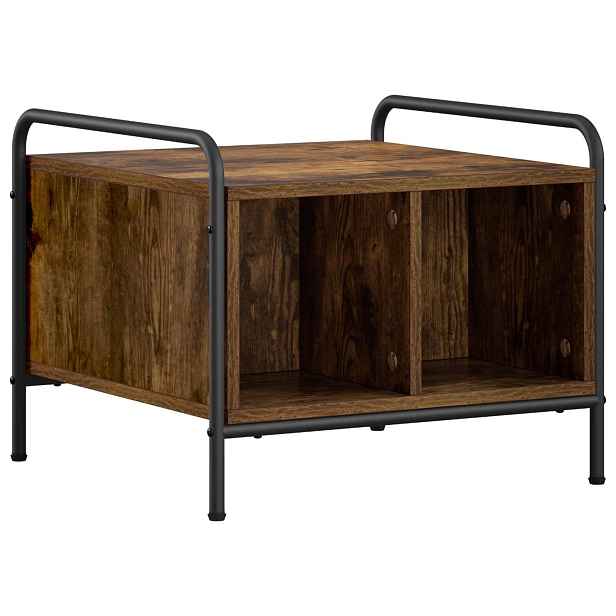 vidaXL Konferenční stolek Kouřový dub 50 x 49 x 41 cm Kompozitní dřevo