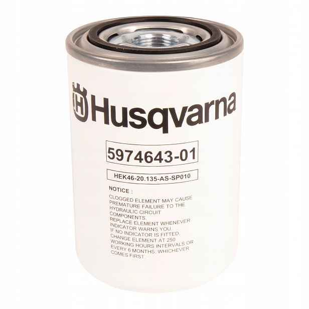 Hydraulický olejový filtr pro jezdce P524X P520 P525X Husqvarna 597464301