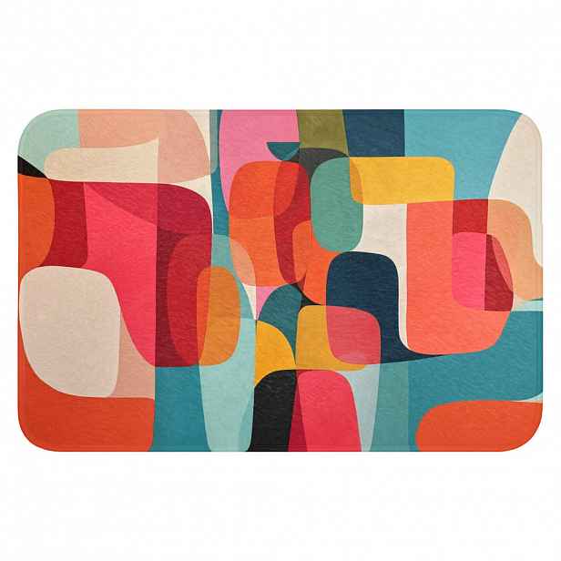 OnlyWow WC PŘEDLOŽKA Tvary - barevné - abstraktní - letadla 60x40 cm