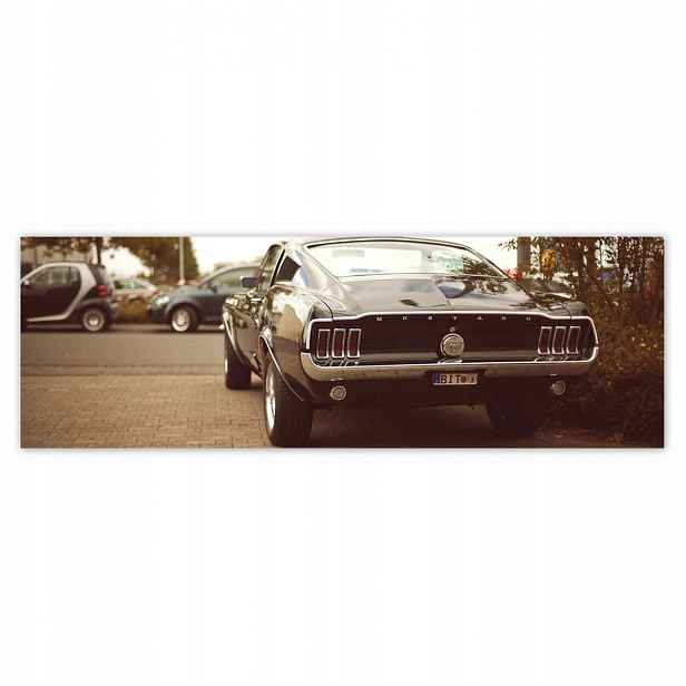 Plakáty 200x66 Ford Mustang Černobílé