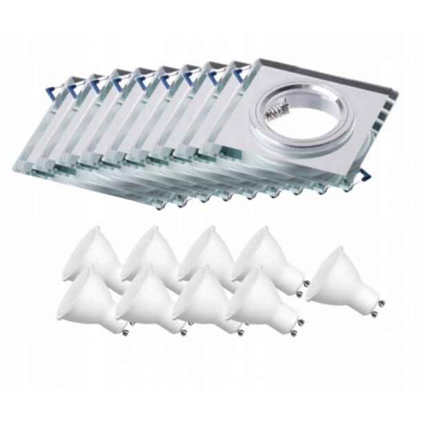 Sada stropních svítidel Halogen Led 9x žárovky