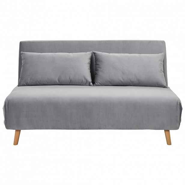 Carryhome ROZKLÁDACÍ POHOVKA, textil, světle šedá