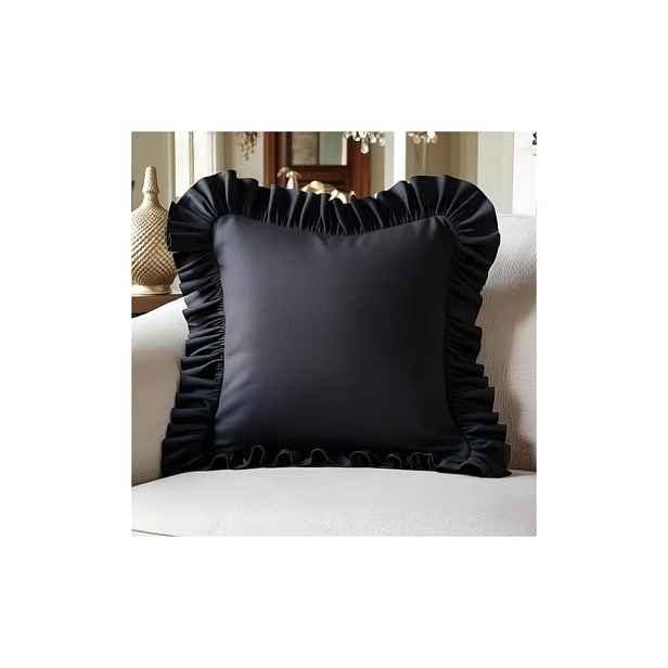 Povlak na polštář s příměsí bavlny 40x40 cm Ruffled – Mila Home