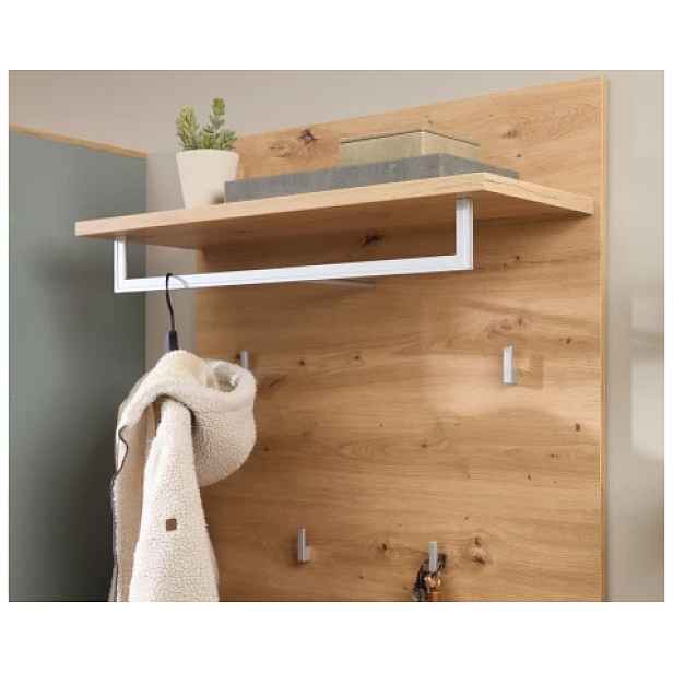 Předsíňový šatní panel Bari, dub artisan