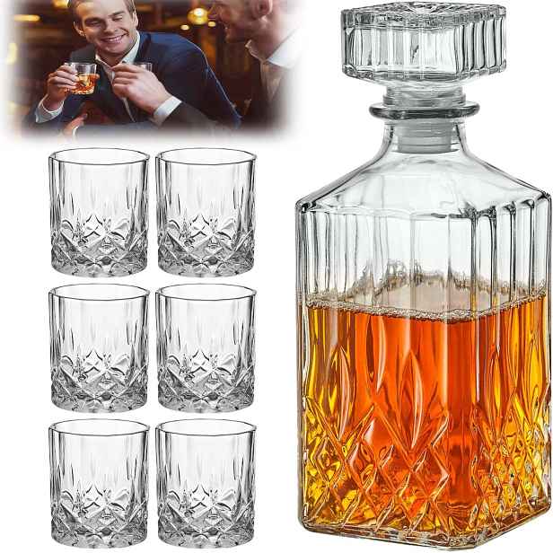 Sada Na Whisky Karafa Puška 6 Ks. K Narozeninám Pro Chlapa Do Domu, Baru