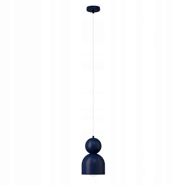 Sigma Lighting závěsná lampa mosaic modrá 1xE27 15W fi 17 cm
