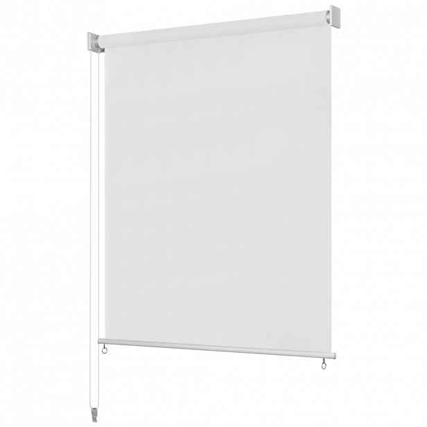 vidaXL Venkovní roleta bílá 60 x 230 cm HDPE