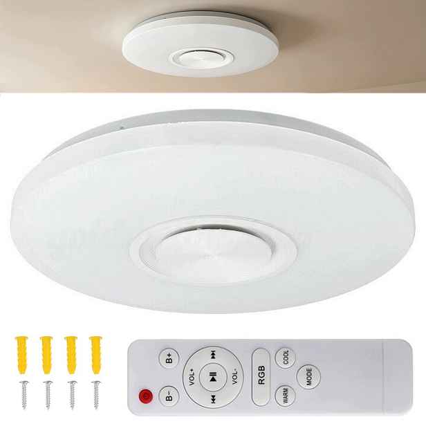Moderní Stropní Svítidlo Led Rgb Bluetooth Reproduktor 40 cm 60 W – Funkčnost