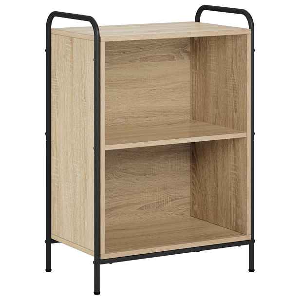 vidaXL Knihovna 55,5 x 33 x 174 cm Kompozitní dřevo Dub sonoma