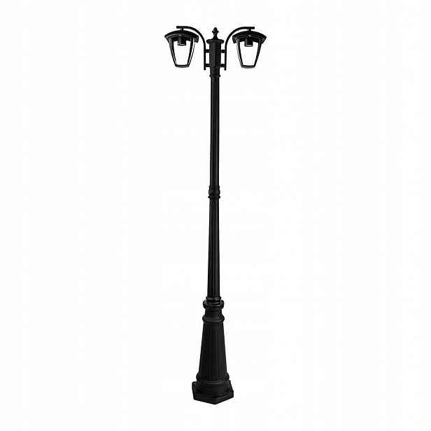 V-tac Zahradní lampa 2XE27 1990 mm IP44 černá VT-739