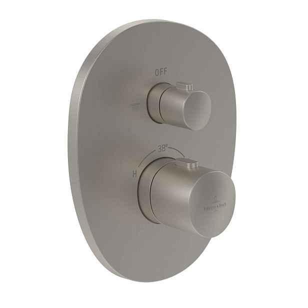 Villeroy & Boch Antao - Termostatická sprchová baterie pod omítku, s tělesem, matný kartáčovaný nikl TVS11100500064