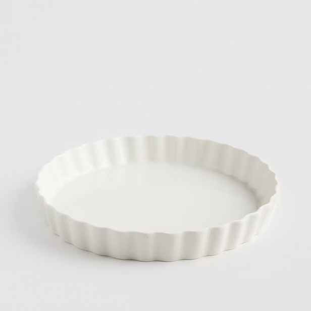Butlers HOME & YOU Keramická forma na pečení 27 cm - bílá
