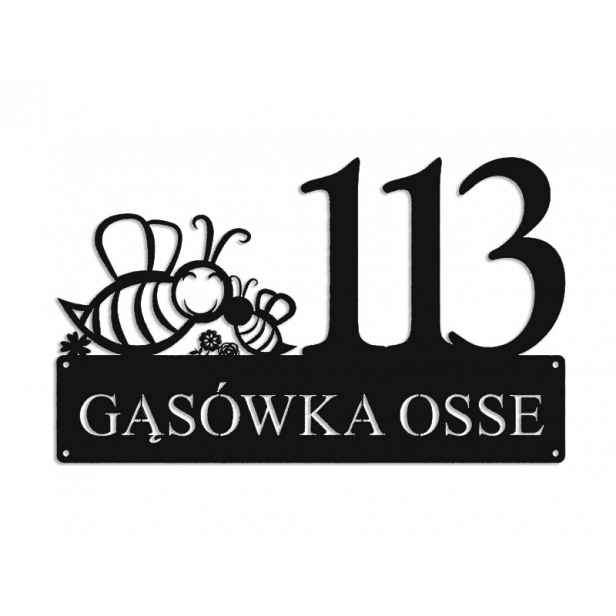 Číslo Na Dům 48cm Tabule Adresa Ocel 2mm Pásová Osse
