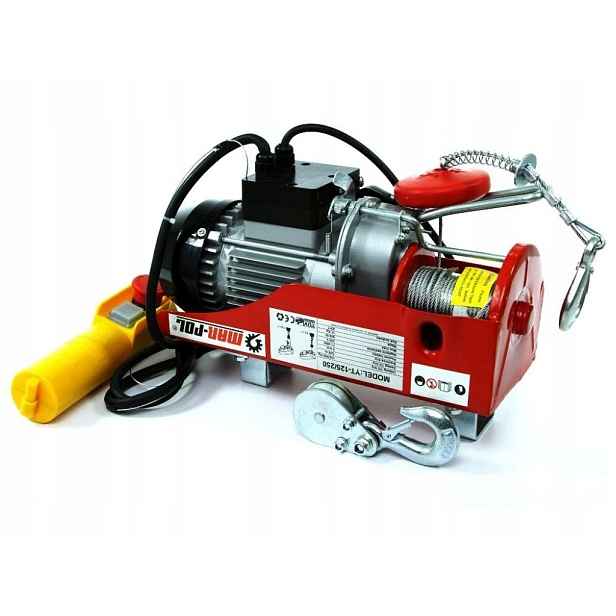 Elektrický lanový naviják 125/250 230V M80788