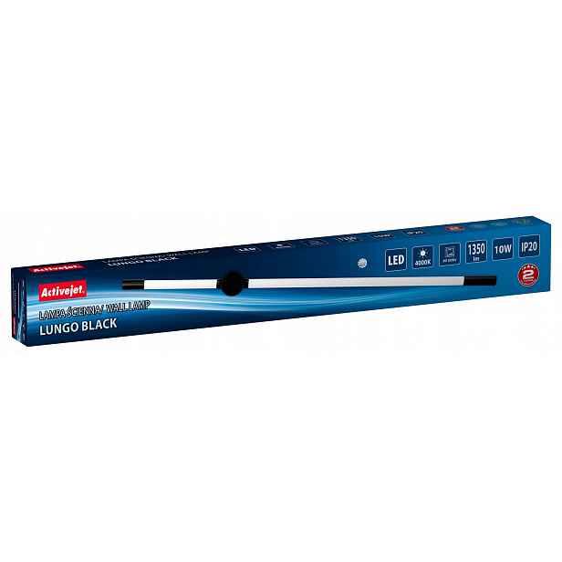 Led nástěnná lampa Activejet Aje-lungo černá