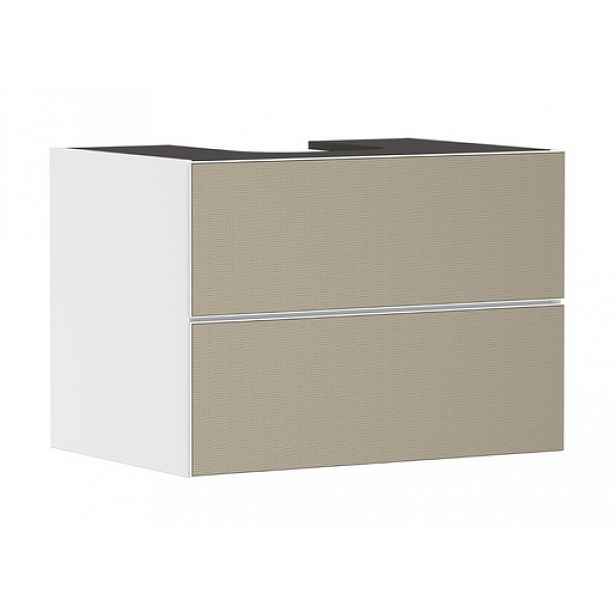 Skříňka pod umyvadlo pod desku Hansgrohe Xevolos E 78x55,5x55 cm bílá matná 54187390