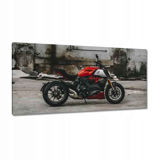Obrazy 115x55 Červené Ducati Motocykl