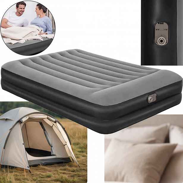 Matrace s vestavěnou pumpou 203 x 152 x 46 cm Bestway