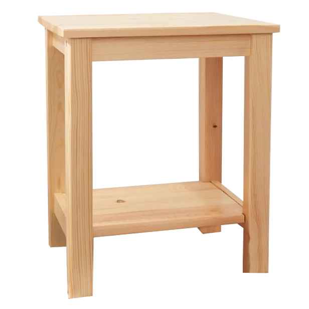 Tempo Kondela Noční stolek FOSIL - masiv / přírodní