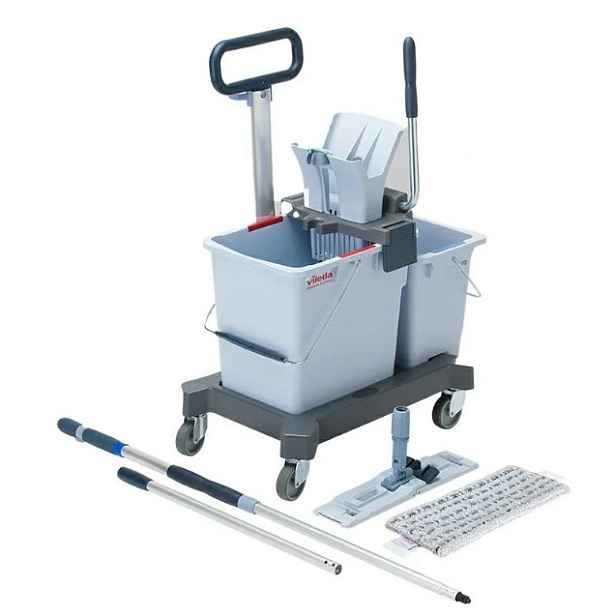 Vozík UltraSpeed Pro se 2 vědry 25+10L (r-Micro) Ready to go Vileda Professional BC173906