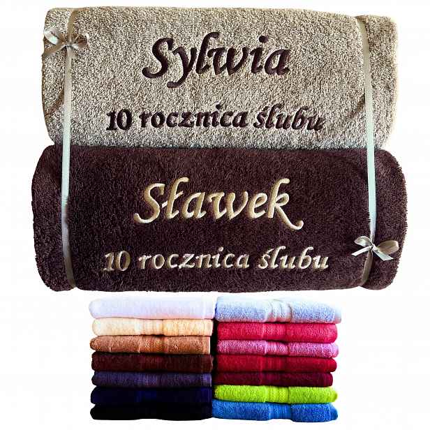 10. Výročí Svatby Dárek Ručníky K Cínovému Výročí Pro Děti Přátel