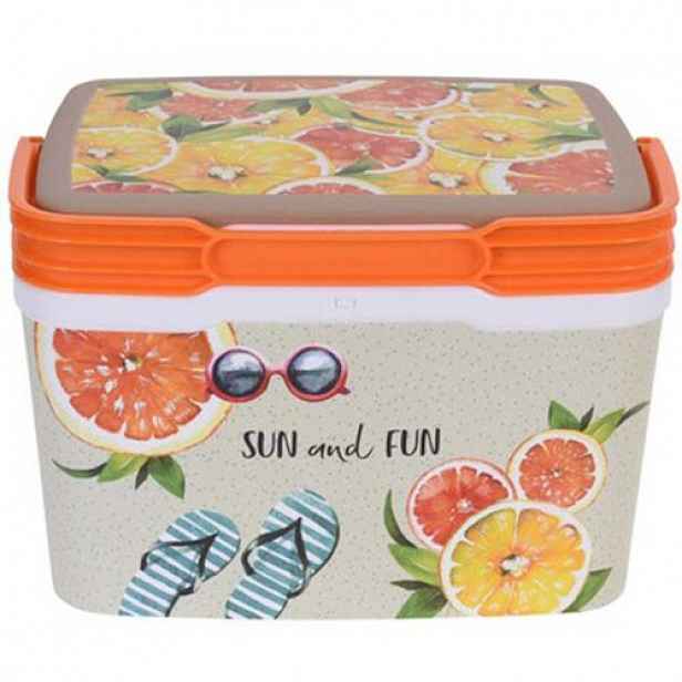 Chladící box Summer Time 21 x 28 x 19 cm, grep