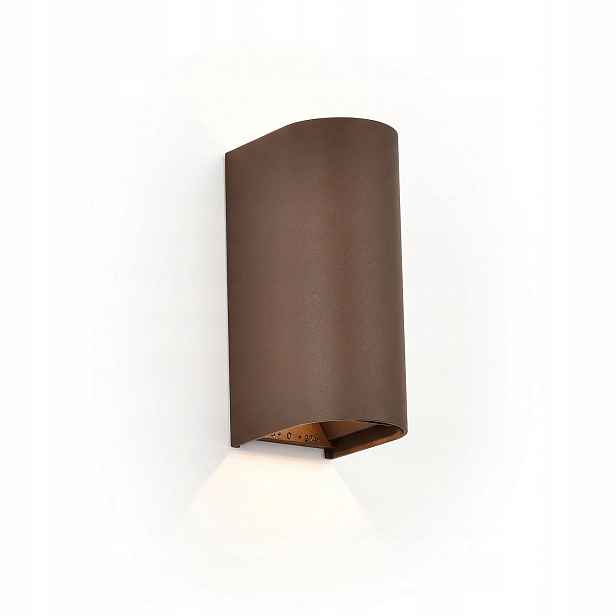 Nástěnná Led lampa Badia Hnědá 12 W IP65 MaxLight