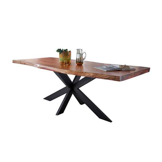 P & B JÍDELNÍ STŮL, akácie, barvy akácie, 200/100/76 cm