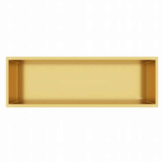 Bezrámečková Polička 90x30x10 cm Gold Wall-box No Rim Balneo