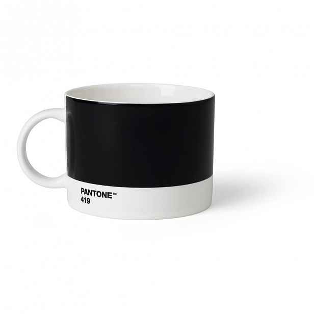 Černý hrnek na čaj Pantone, 475 ml