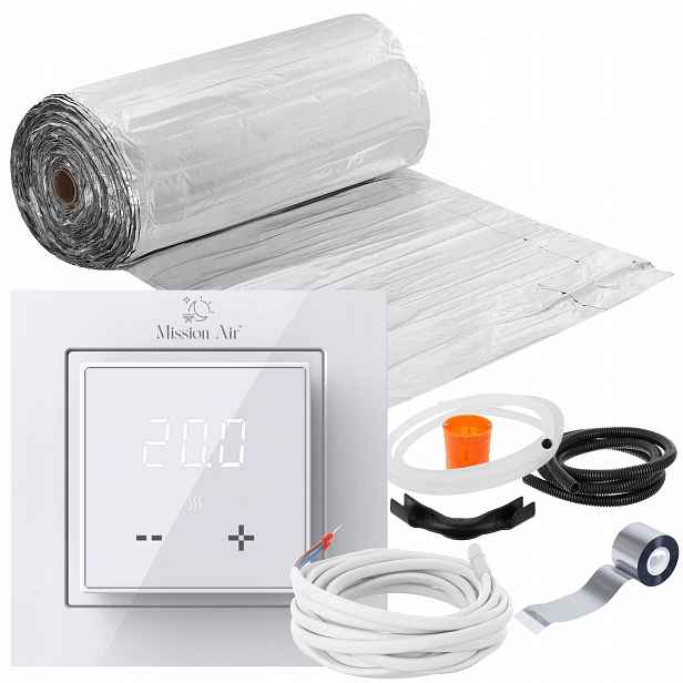 Set Vyhřívací Podložka pro topení Mission Air pod panely MAL-160W/m² 15m² LCD